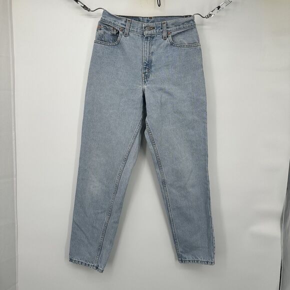 Vintage LEVIS 550 Baggy Women’s Dad Jeans‎ 24 Faded Creased USA Y2K size small - Picture 2 of 16